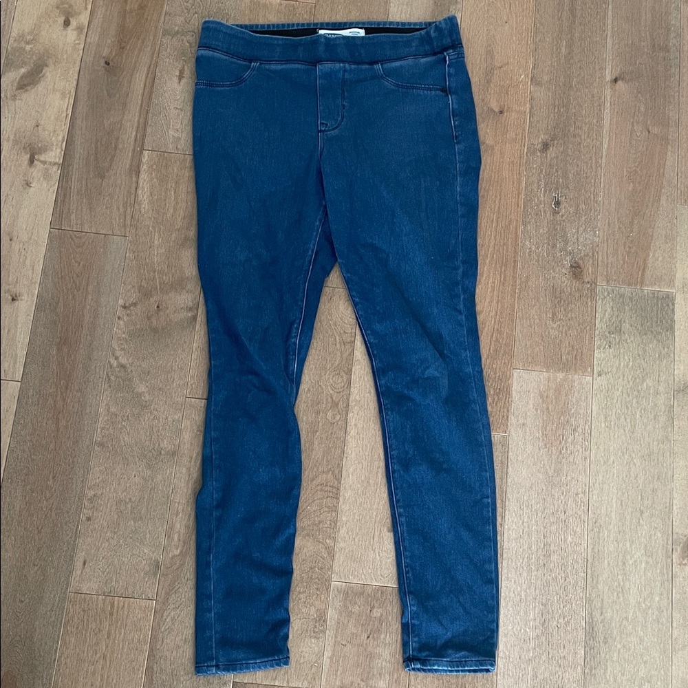 Old Navy Women’s Maternity Skinny Jeans Size 12 Tall - Dark Blue Wash